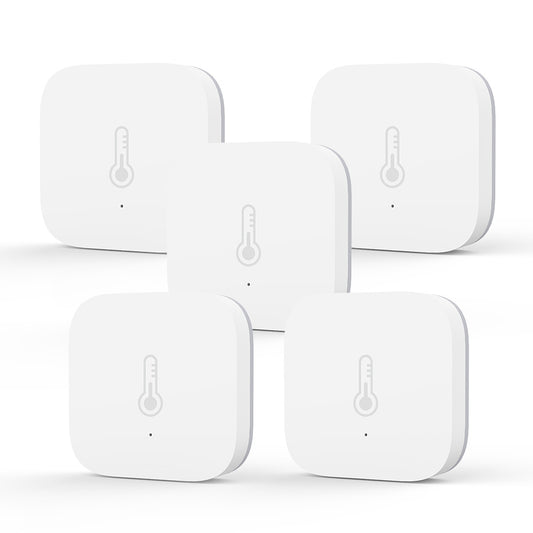 Pack 5x Sensor de Temperatura y Humedad Zigbee