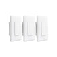 Pack 3x Interruptor de pared sin neutro simple Aqara