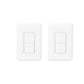 Pack 2x Interruptor de pared sin neutro doble Aqara