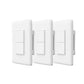 Pack 3x Interruptor de pared sin neutro doble Aqara