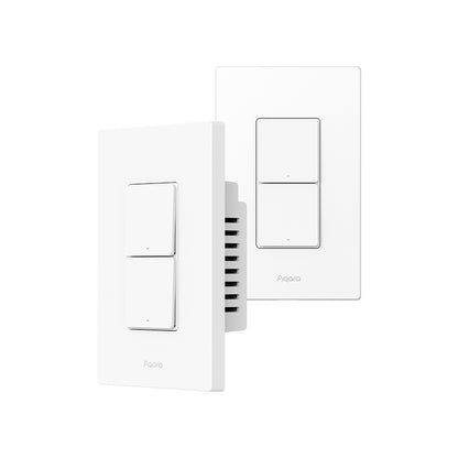 Pack Interruptor de Luz H2 US 2 Botones y 2 Canales Aqara