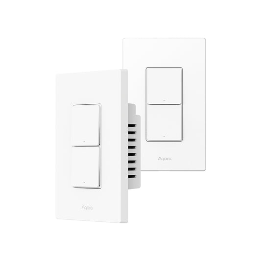 Pack Interruptor de Luz H2 US 2 Botones y 2 Canales Aqara