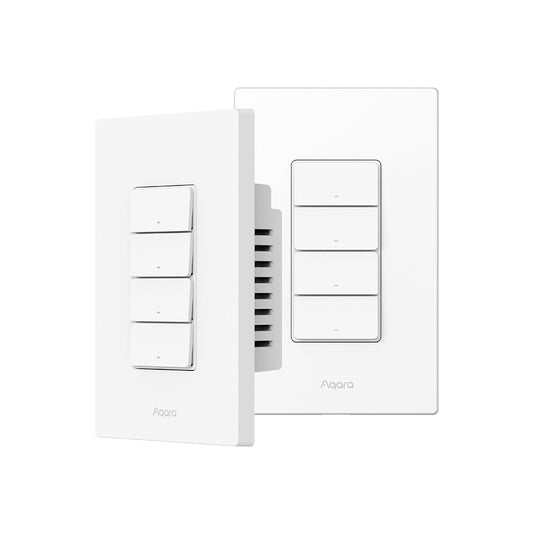 Pack Interruptor de Luz H2 US 4 Botones y 3 Canales Aqara