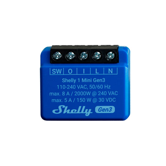Interruptor Relay Plus 1 Mini Gen 3 Shelly
