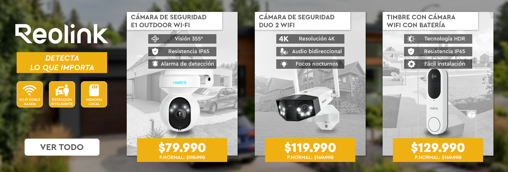 Reolink detecta lo que importa