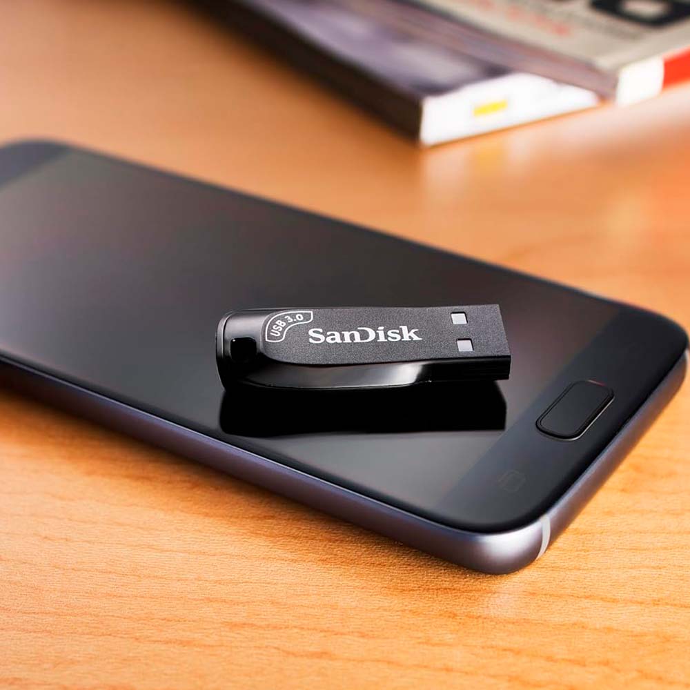 Pendrive Sandisk Ultra Shift USB 3.2 de 256GB
