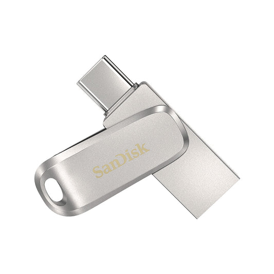 Pendrive SanDisk Ultra Dual Drive Luxe USB C de 128GB