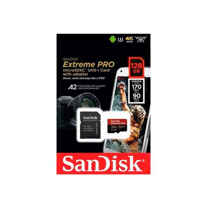 Tarjeta de Memoria SanDisk MicroSDXC Extreme Pro 128GB