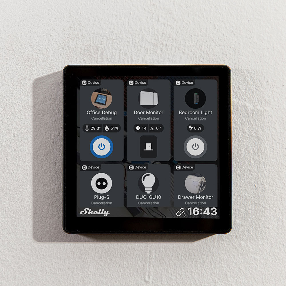 Shelly Wall Display Black