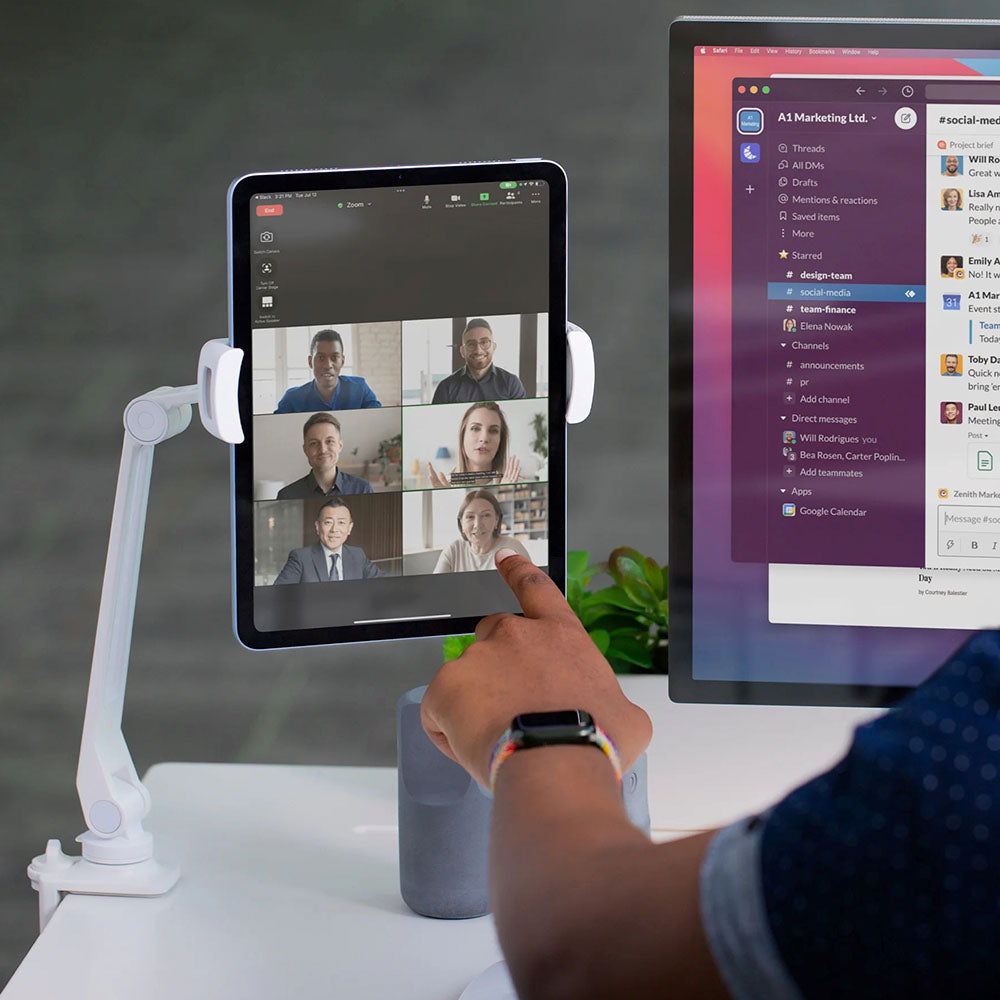 Soporte HoverBar Duo 2Gen para iPad Twelve South - Blanco