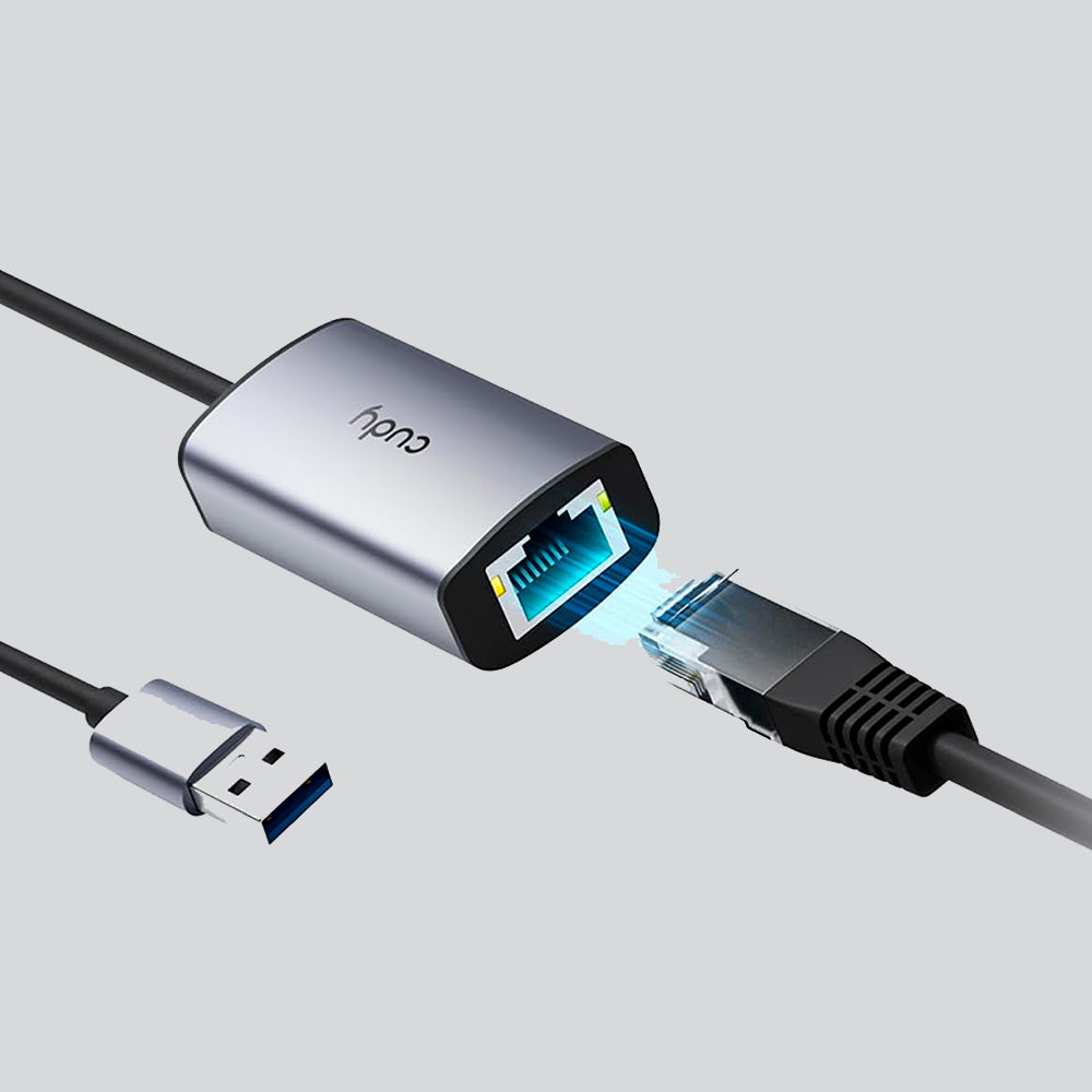 Adaptador Ethernet USB-A, Adaptador De Red USB 3.0 Cudy