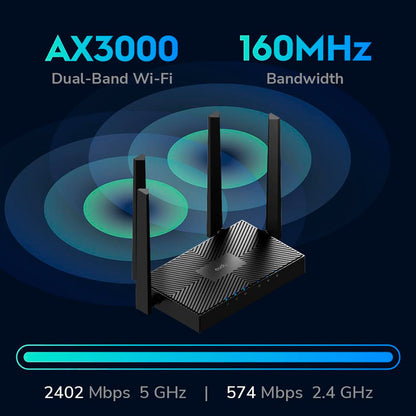 Router Wi-Fi 6 Mesh Gigabit AX3000 Cudy