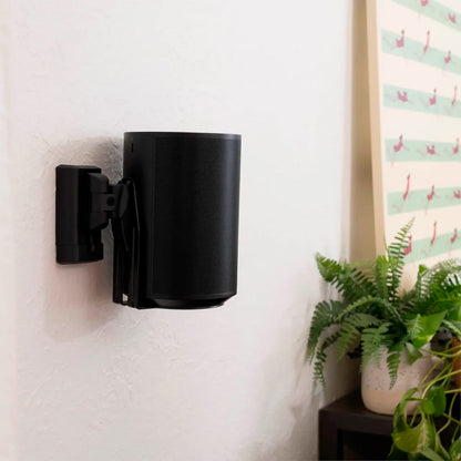 Pack 2x Soporte de pared Sanus para altavoz Era 100 Negro - imagen 3