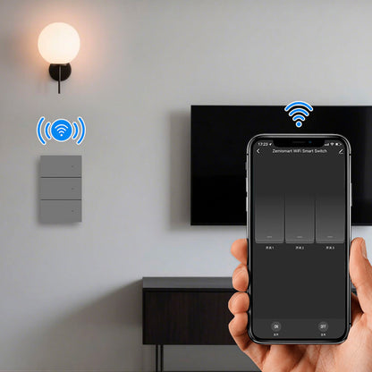 Interruptor con neutro Matter Wifi 2 canales aleación de aluminio Zemismart - imagen 3