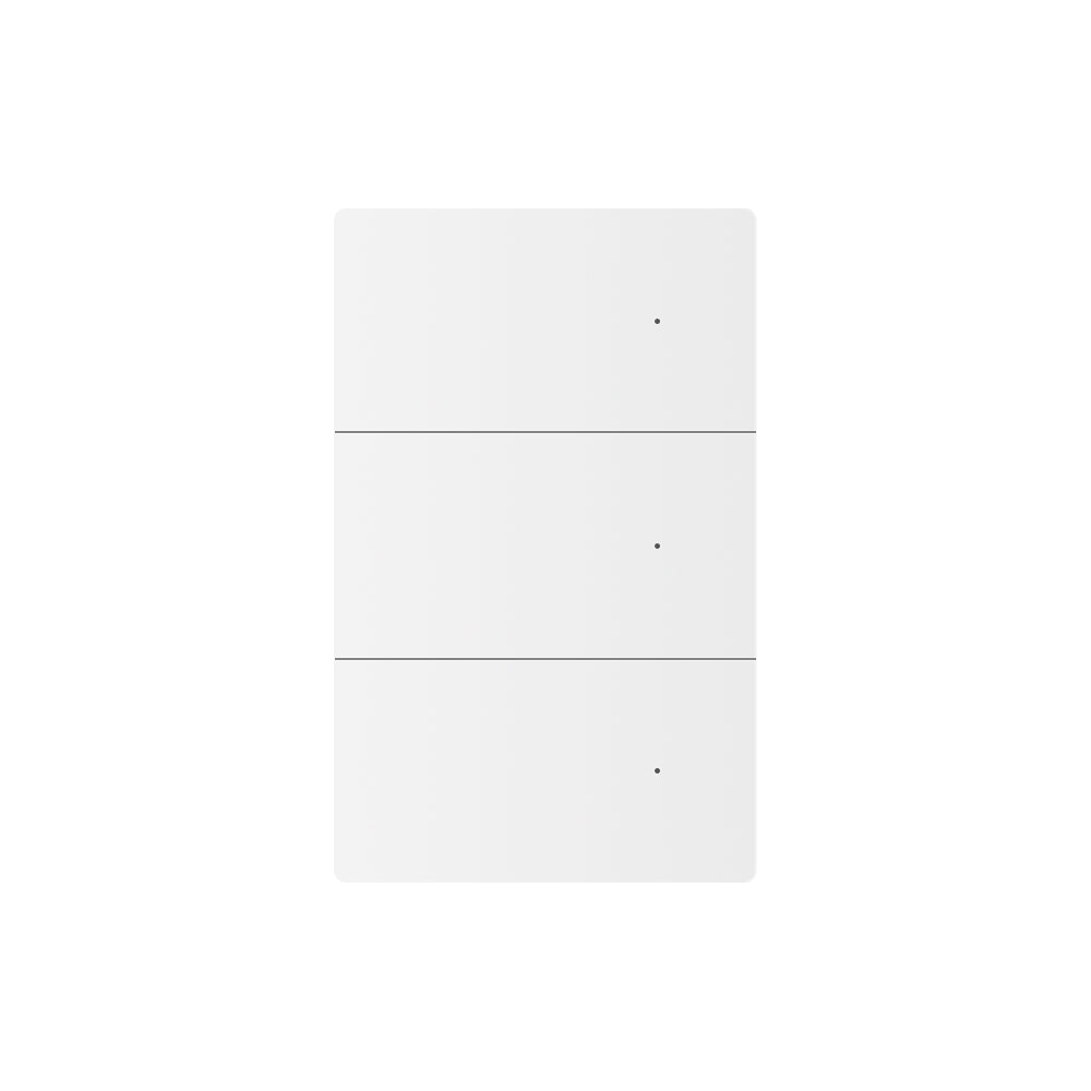 Interruptor con neutro Matter Wifi 3 canales Blanco Zemismart - imagen 2