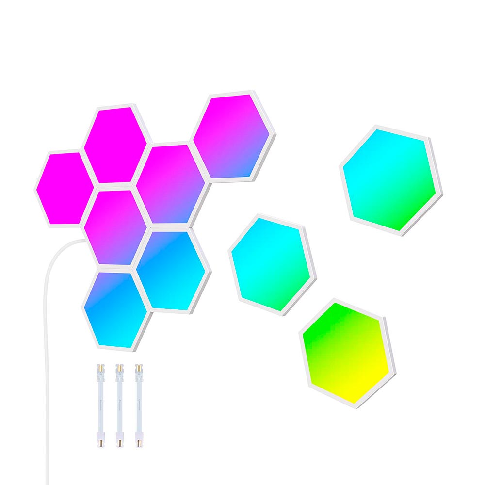 10 Paneles de Luz Hexagonales Glide – Govee Open Box