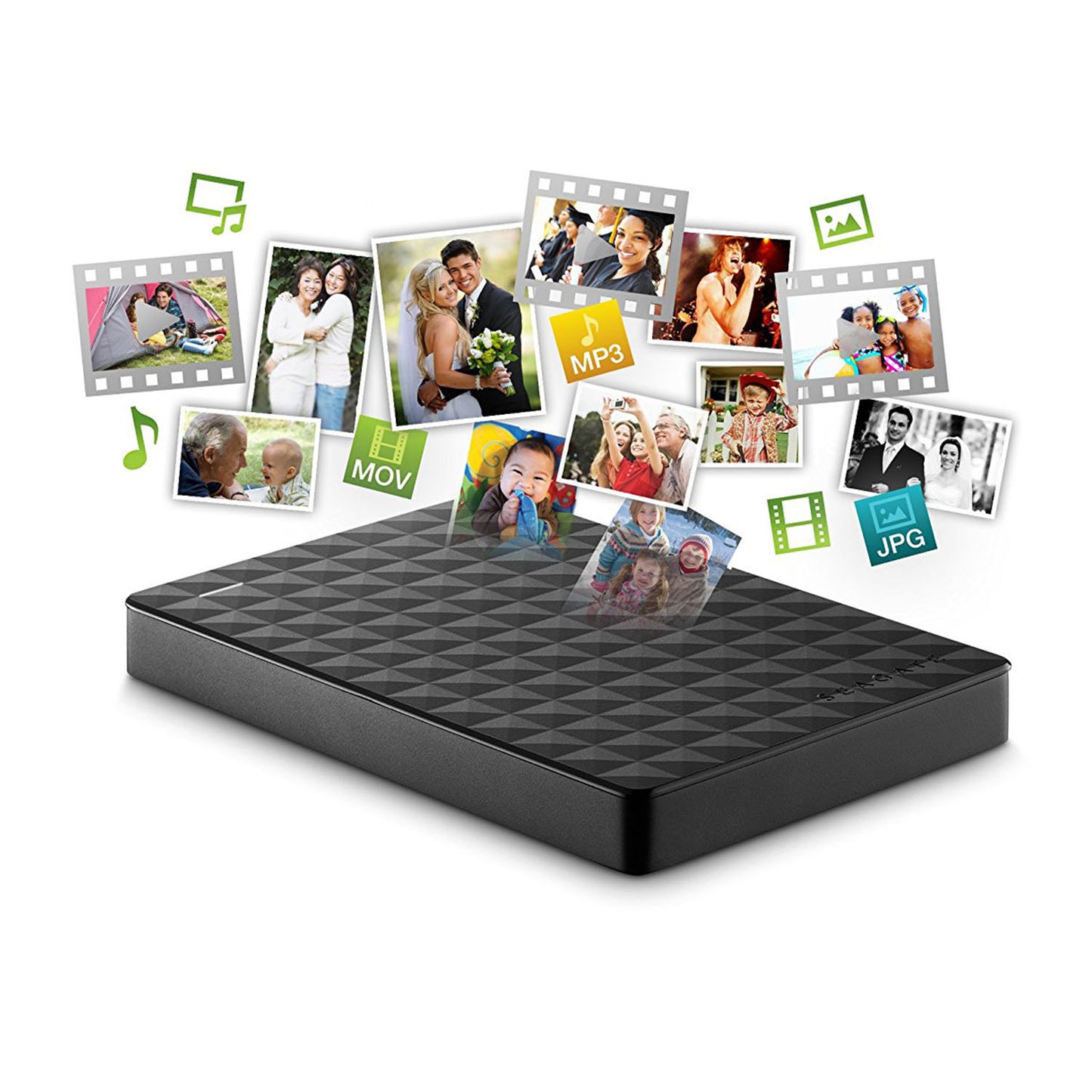 Disco duro 2TB USB Expansion Seagate negro