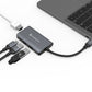 Hub A01m USB-C 4 en 1 Adam Elements Gris