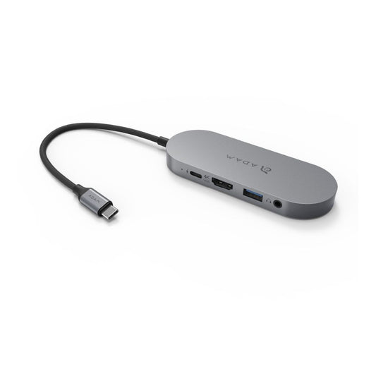 CASA HUB S 240GB USB-C 5 en 1 Adam Elements Gris