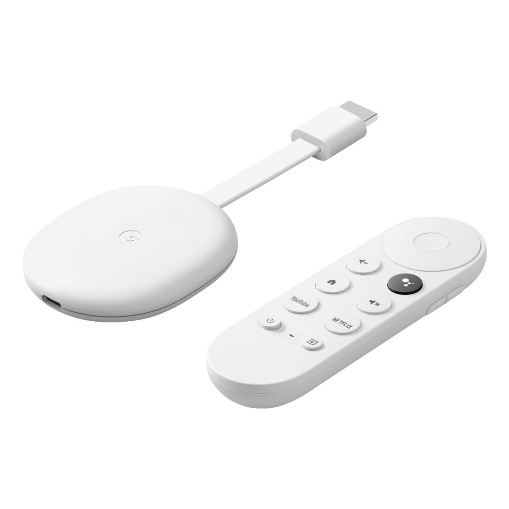 Google Chromecast con Google TV 4K – Snow