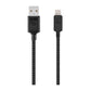 Cable USB a Lightning Rugged Dusted - Negro