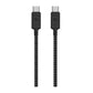 Cable USB Tipo-C a USB Tipo- C 3.2 Rugged Dusted Negro