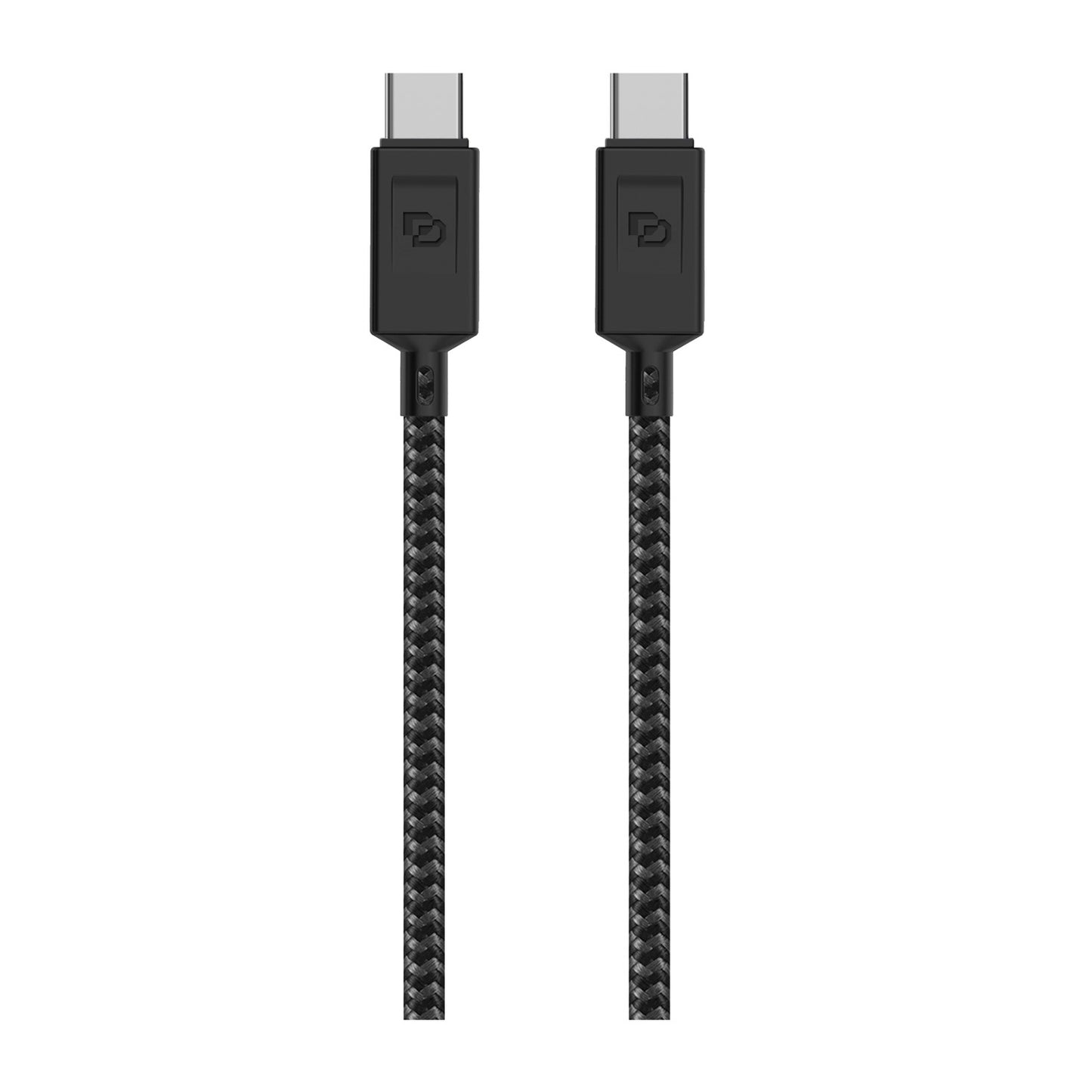 Cable USB Tipo-C a USB Tipo- C 3.2 Rugged Dusted Negro