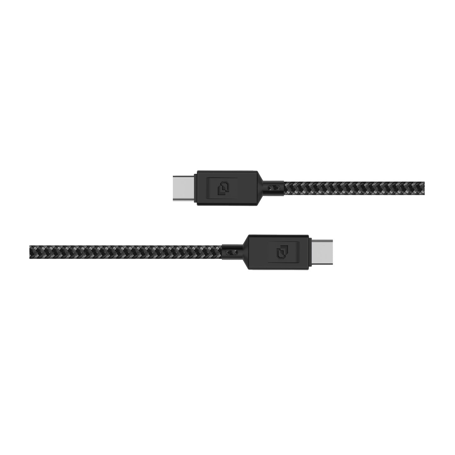 Cable USB Tipo-C a USB Tipo- C 3.2 Rugged Dusted Negro