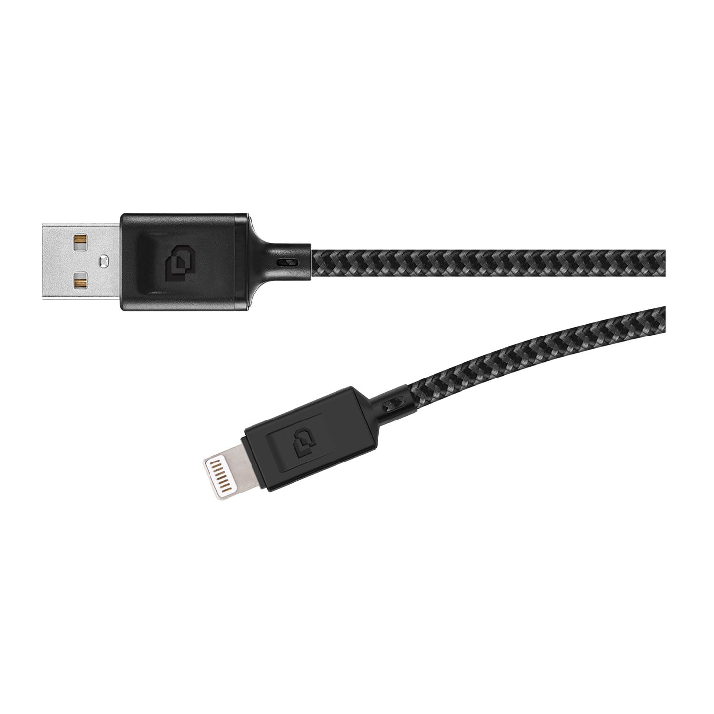 Cable USB a Lightning Rugged Dusted - Negro