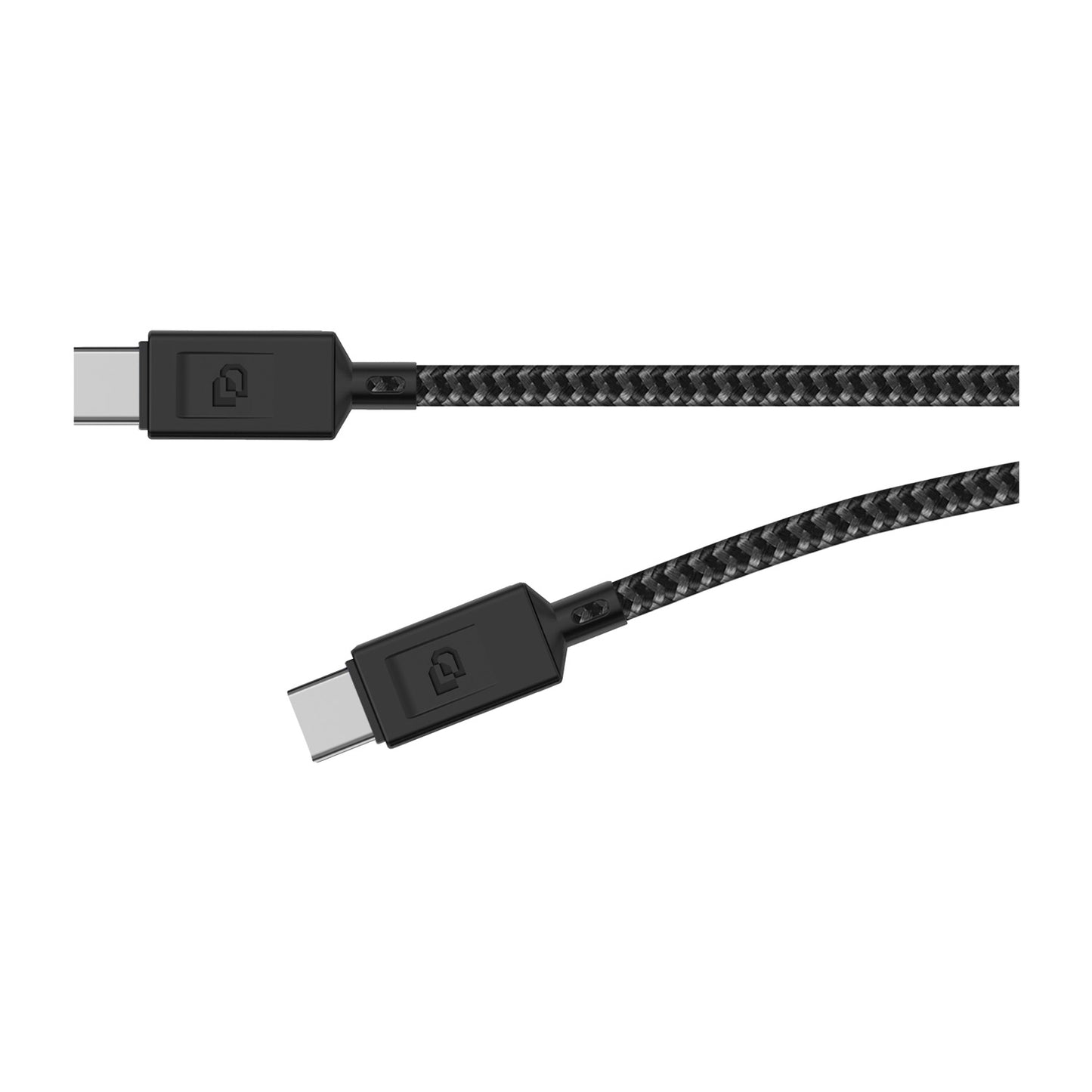 Cable USB Tipo-C a USB Tipo- C 3.2 Rugged Dusted Negro