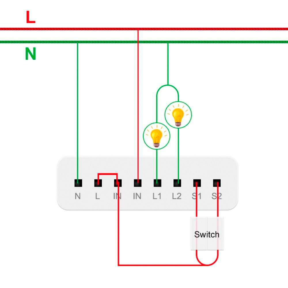 Módulo Bidireccional para el Control de Luz 2 Canales
