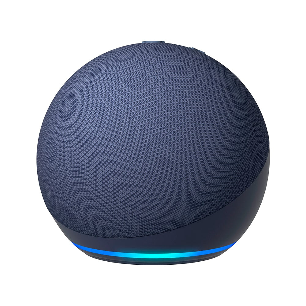 Kit Alexa Echo Dot 5 Deep Sea Blue + 3 Ampolletas Tradicionales + Tomacorriente