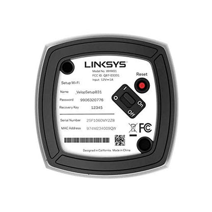 Sistema Linksys Velop WiFi Intelligent Mesh de doble banda (paquete de 1 nodo)