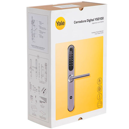 Cerradura Digital Yale YSD100 / 3 Modos de Apertura - Níquel