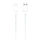 Cable de carga USB-A a USB-C Blanco