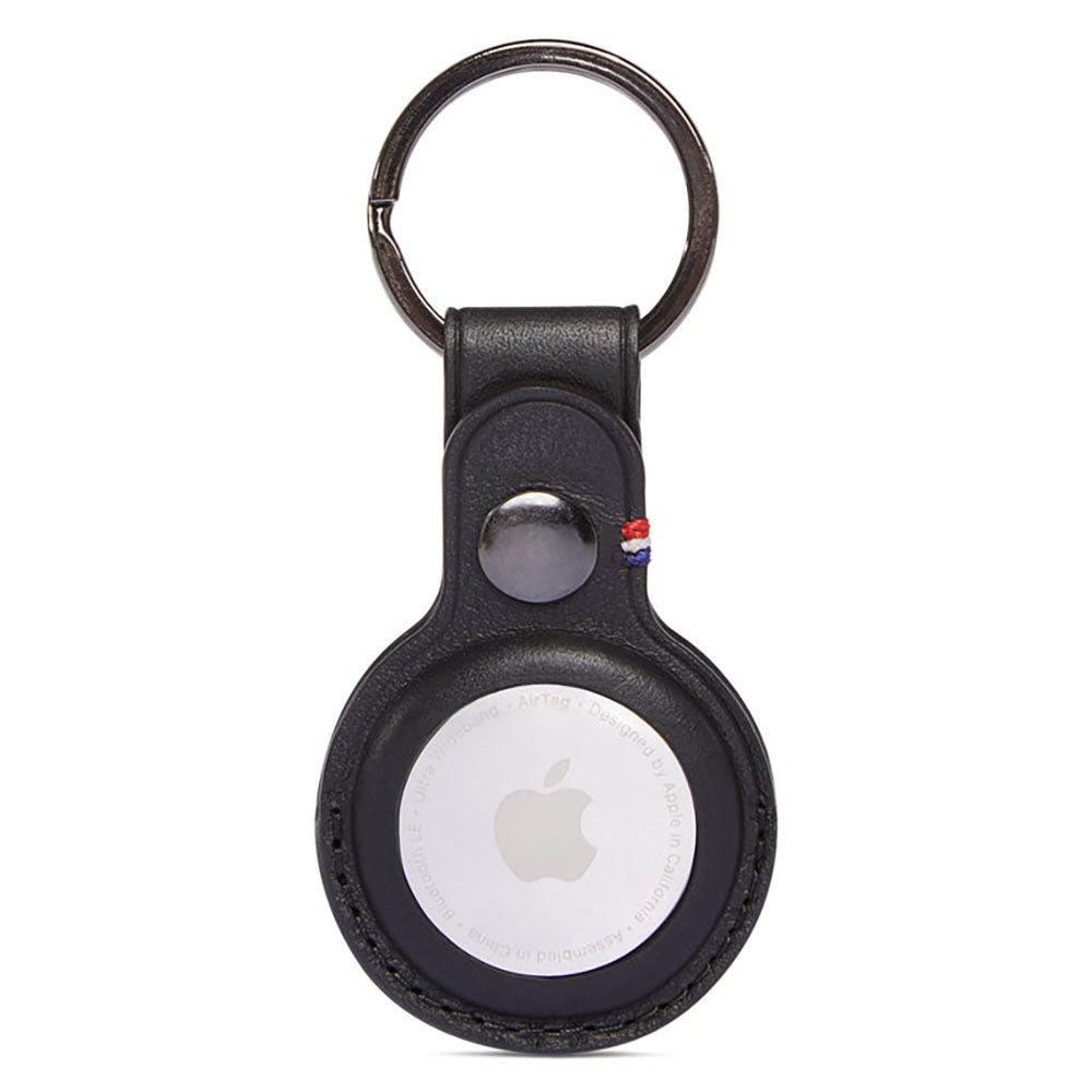 Llavero Cuero AirTag Decoded Negro