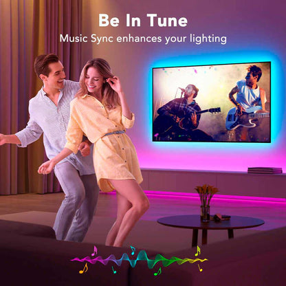 Tira Retroiluminada RGB 3 Mts con Control para TV - Govee
