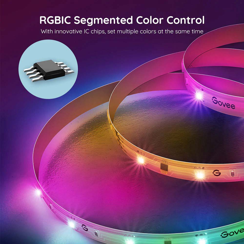 Tira de luces LED Govee RGBIC Basic Wi-Fi + Bluetooth