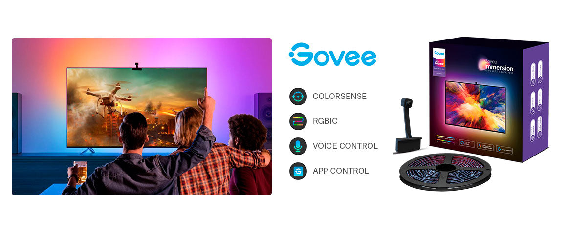 Retroiluminación LED Inmersión para TV - Govee Open Box
