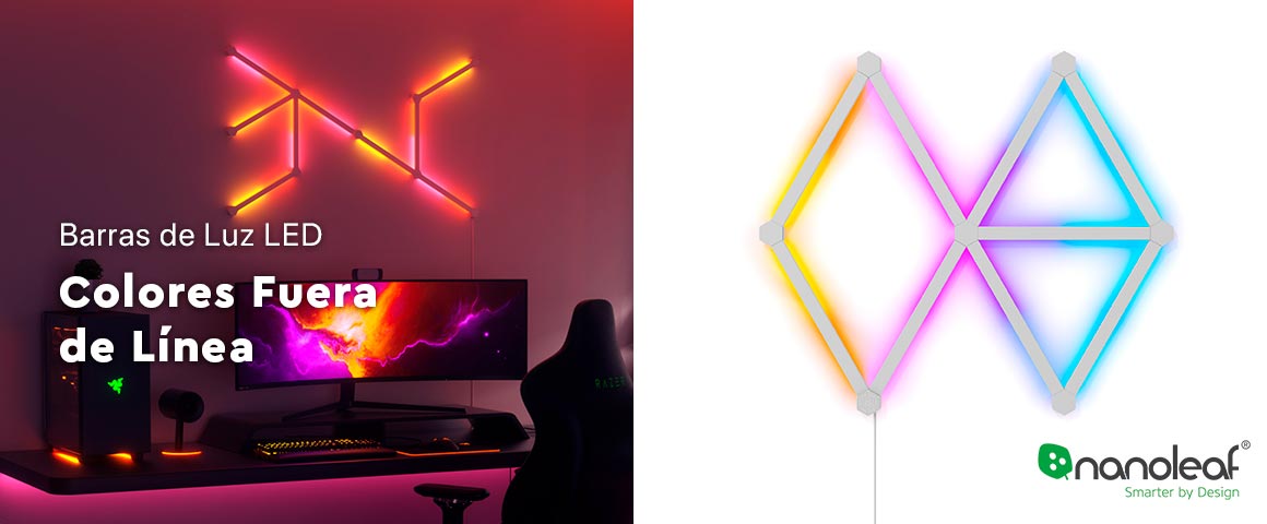 Pack Inicio de 9 Barras de Luz LED Nanoleaf