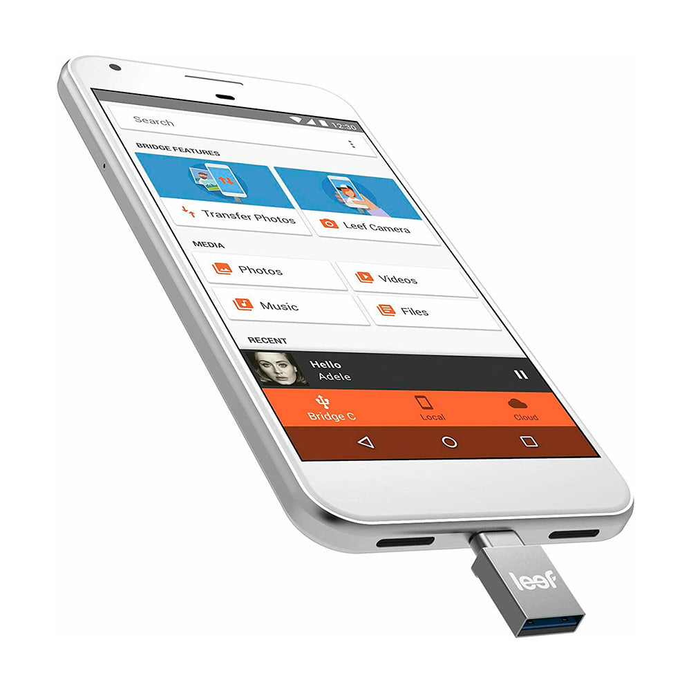 Pendrive Bridge-C Leef Modelo 32Gb Tipo-C Negro
