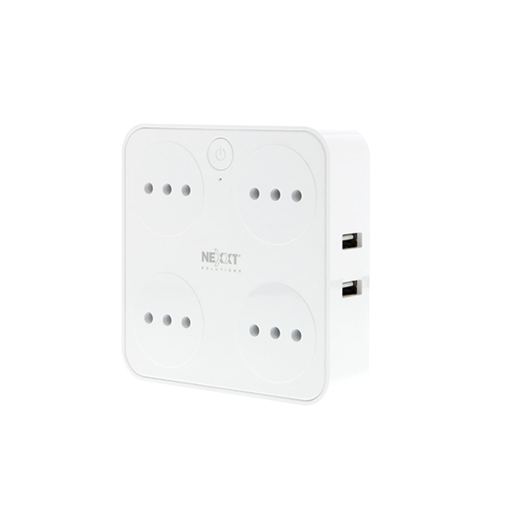 Tomacorriente Cuádruple con USB Smart NEXXT Open Box