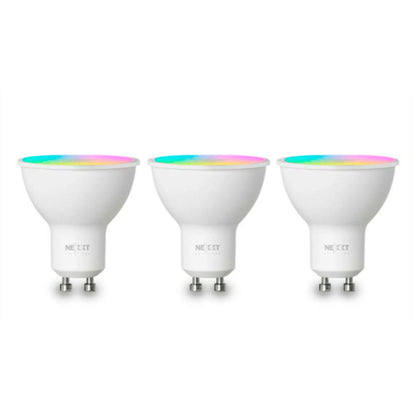 Pack 3 Ampolletas LED Multicolor GU10 NEXXT