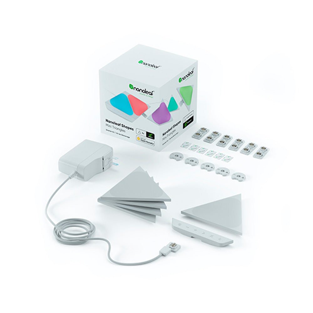 Pack Inicio Mini Triangular 5 Paneles Nanoleaf