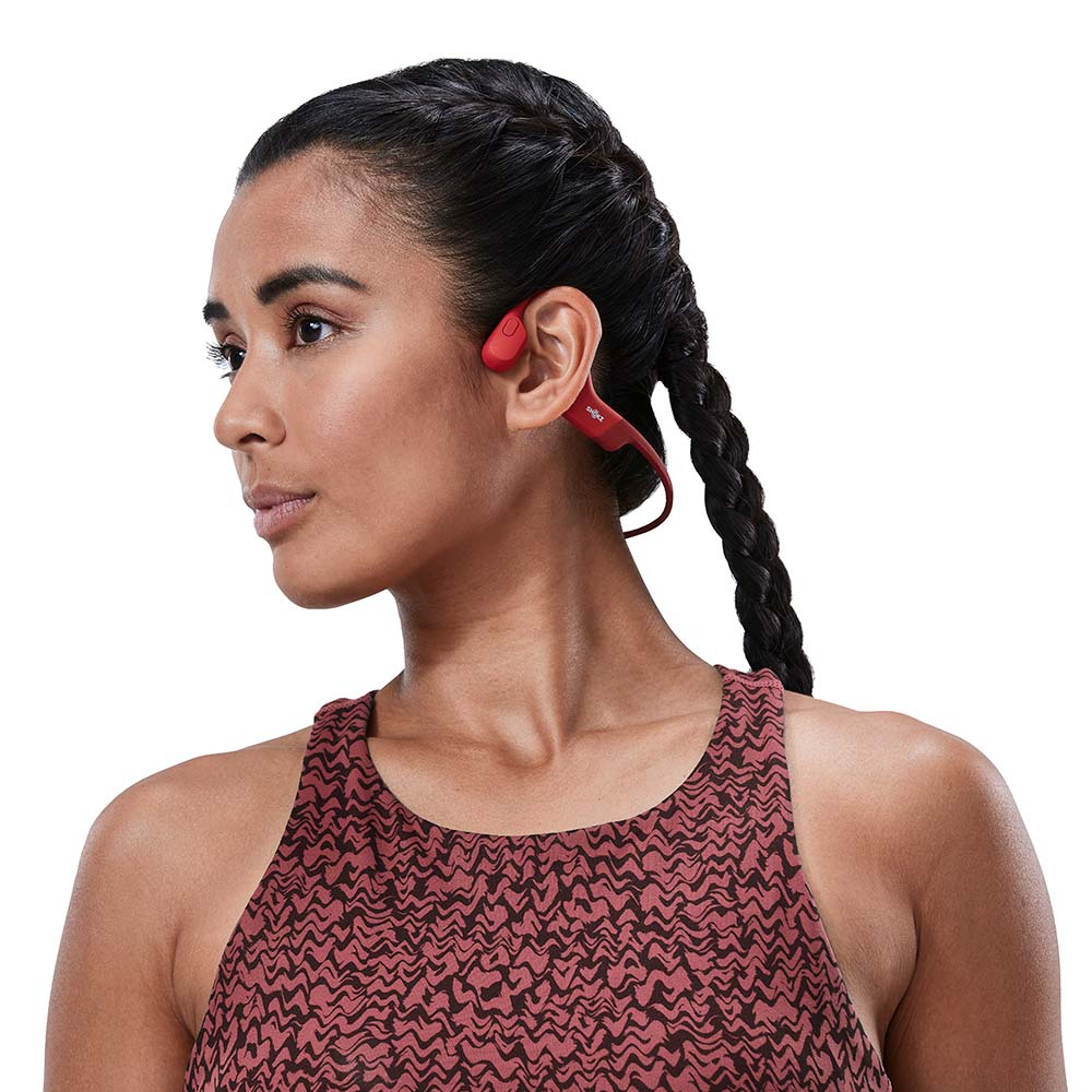 Audífonos Deportivos Bluetooth Shokz OpenRun Red Open Box