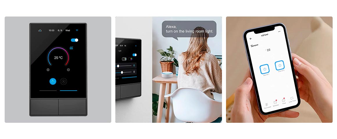 Interruptor Control Central WiFi NSPanel Sonoff