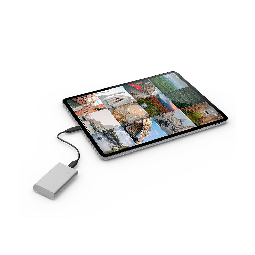 Disco Duro LaCie Portable SSD 1TB - Plateado